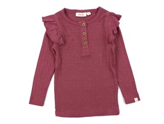 Lil Atelier dry rose top with pattern